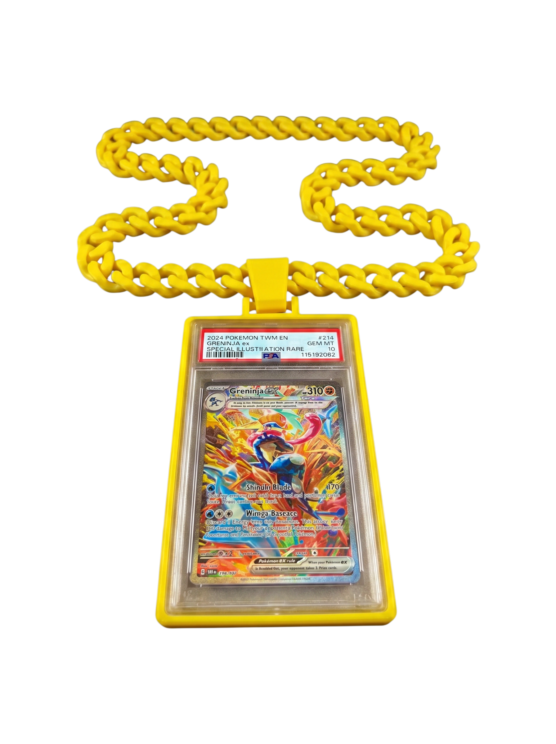 Trading Card Display Necklace For PSA Slabs