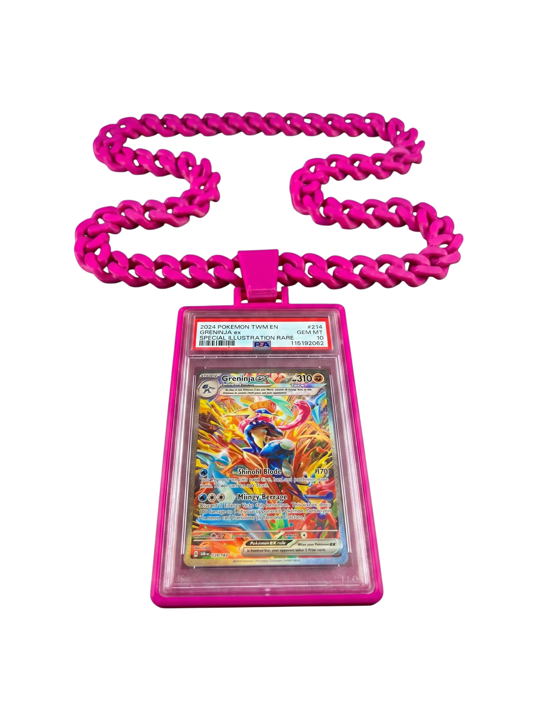 Trading Card Display Necklace For PSA Slabs