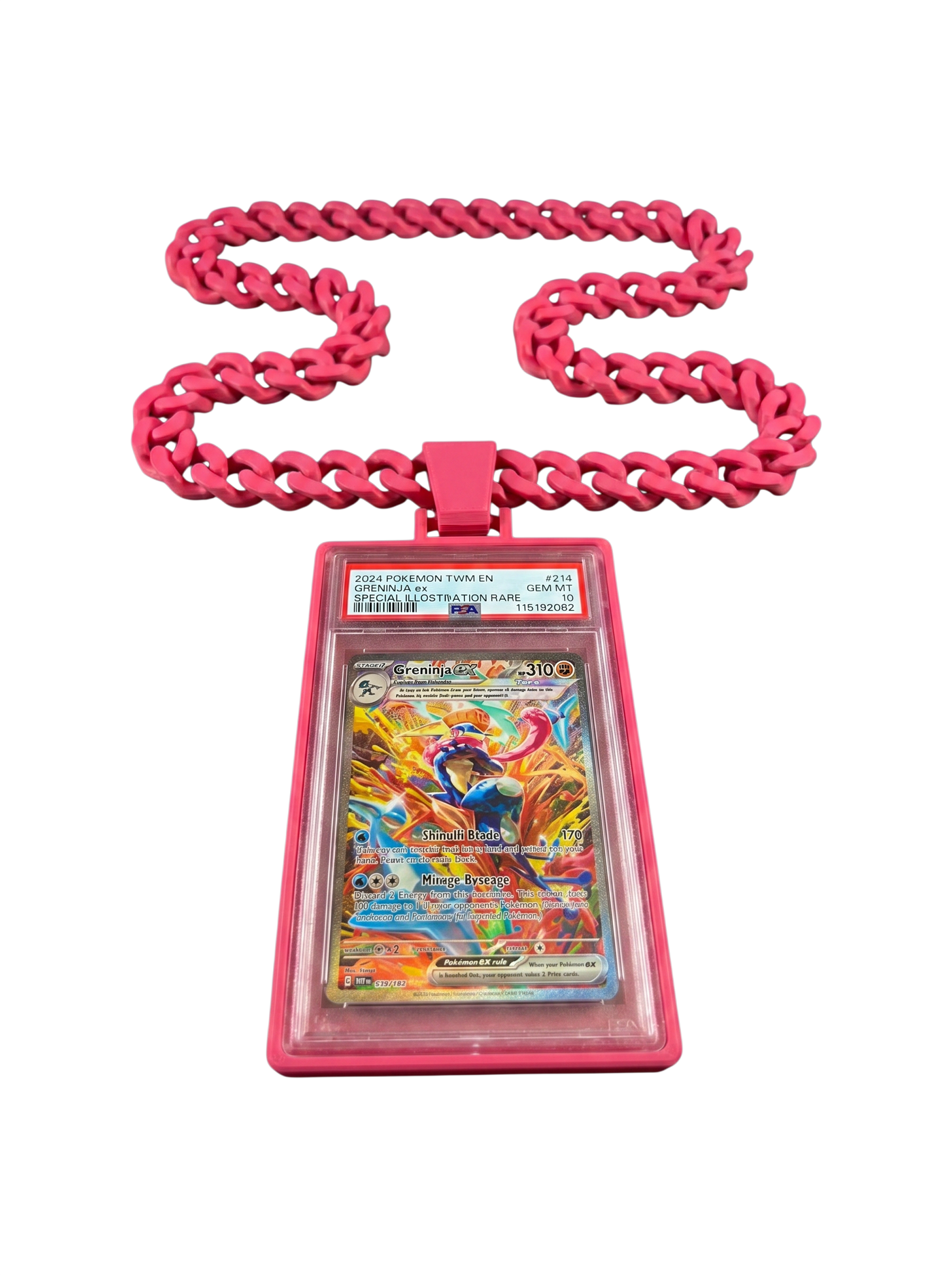 Trading Card Display Necklace For PSA Slabs