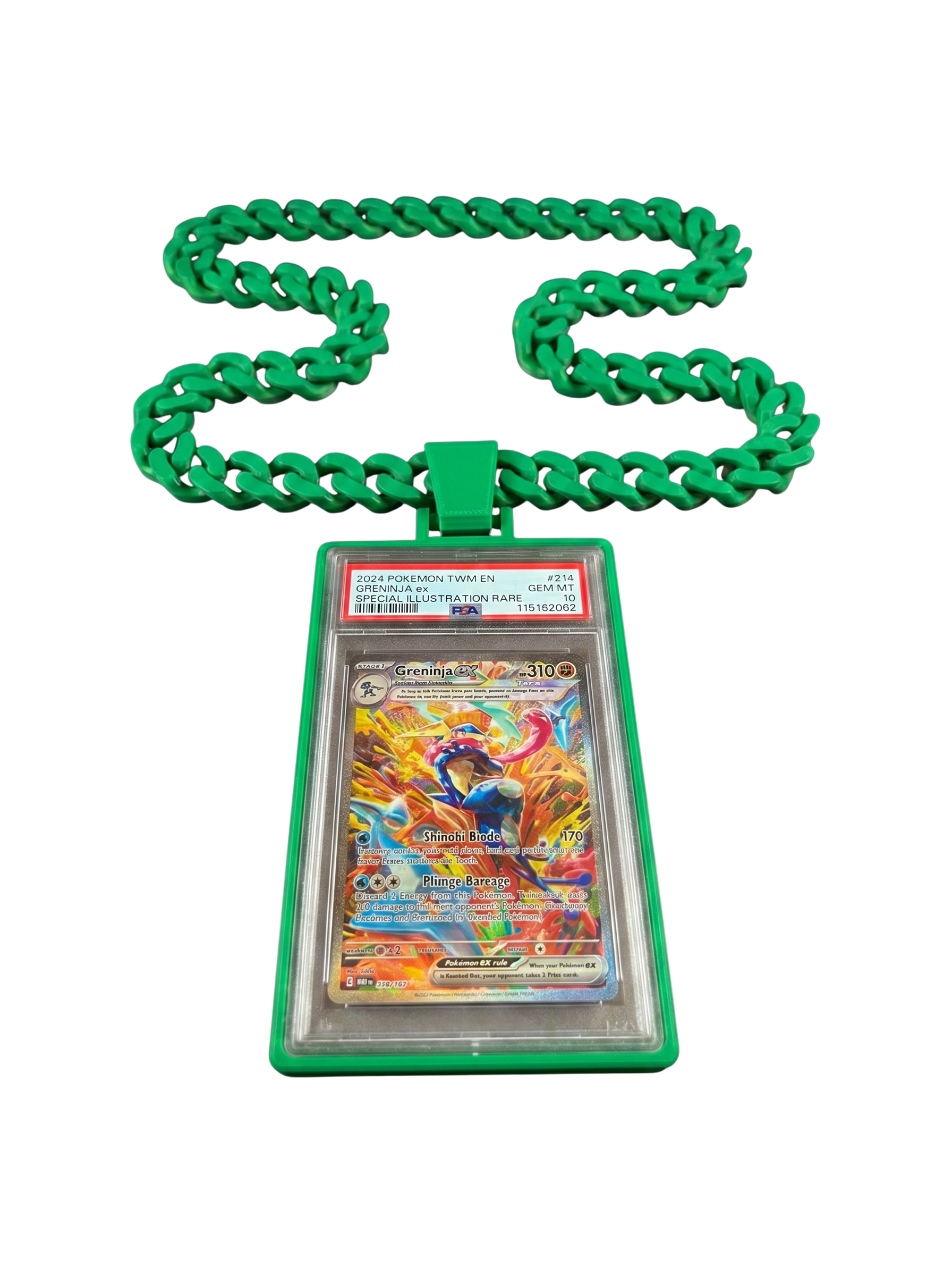 Trading Card Display Necklace For PSA Slabs