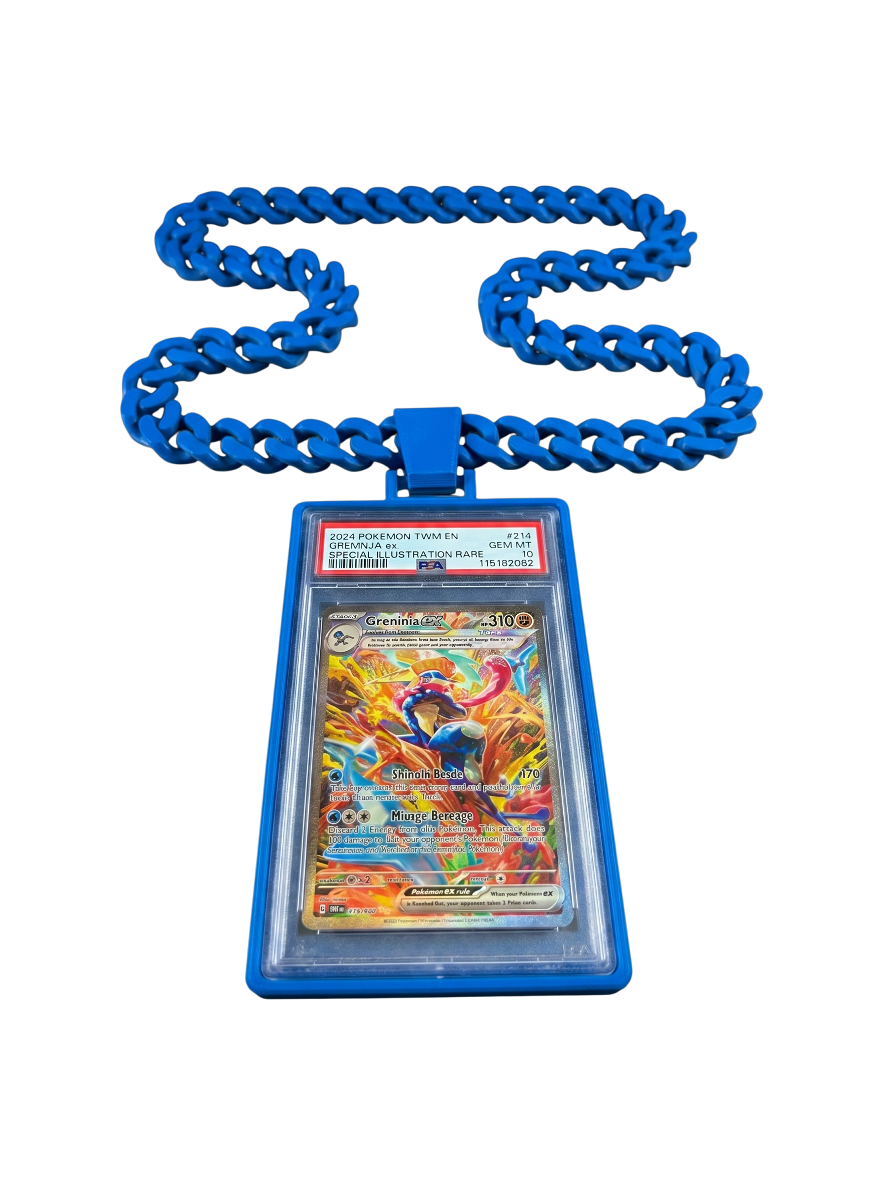 Trading Card Display Necklace For PSA Slabs