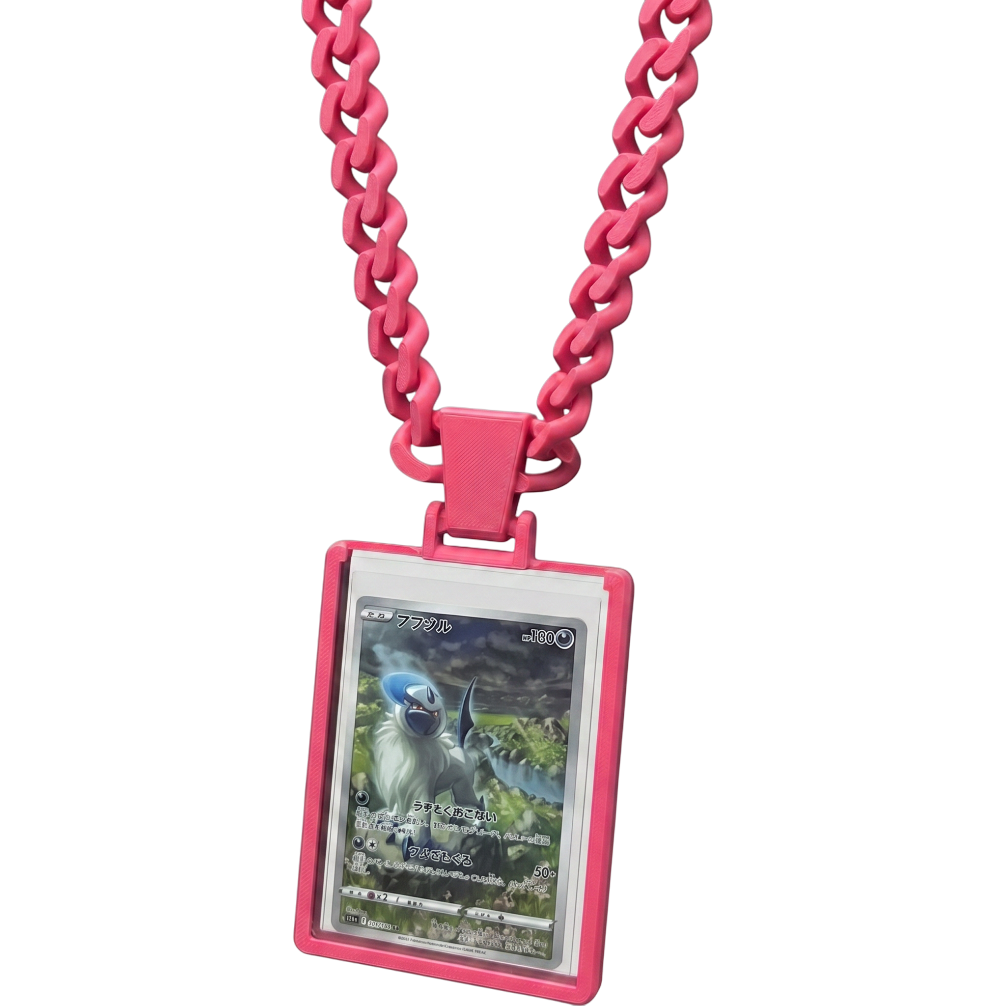 Trading Card Display Necklace For Standard Top Loaders