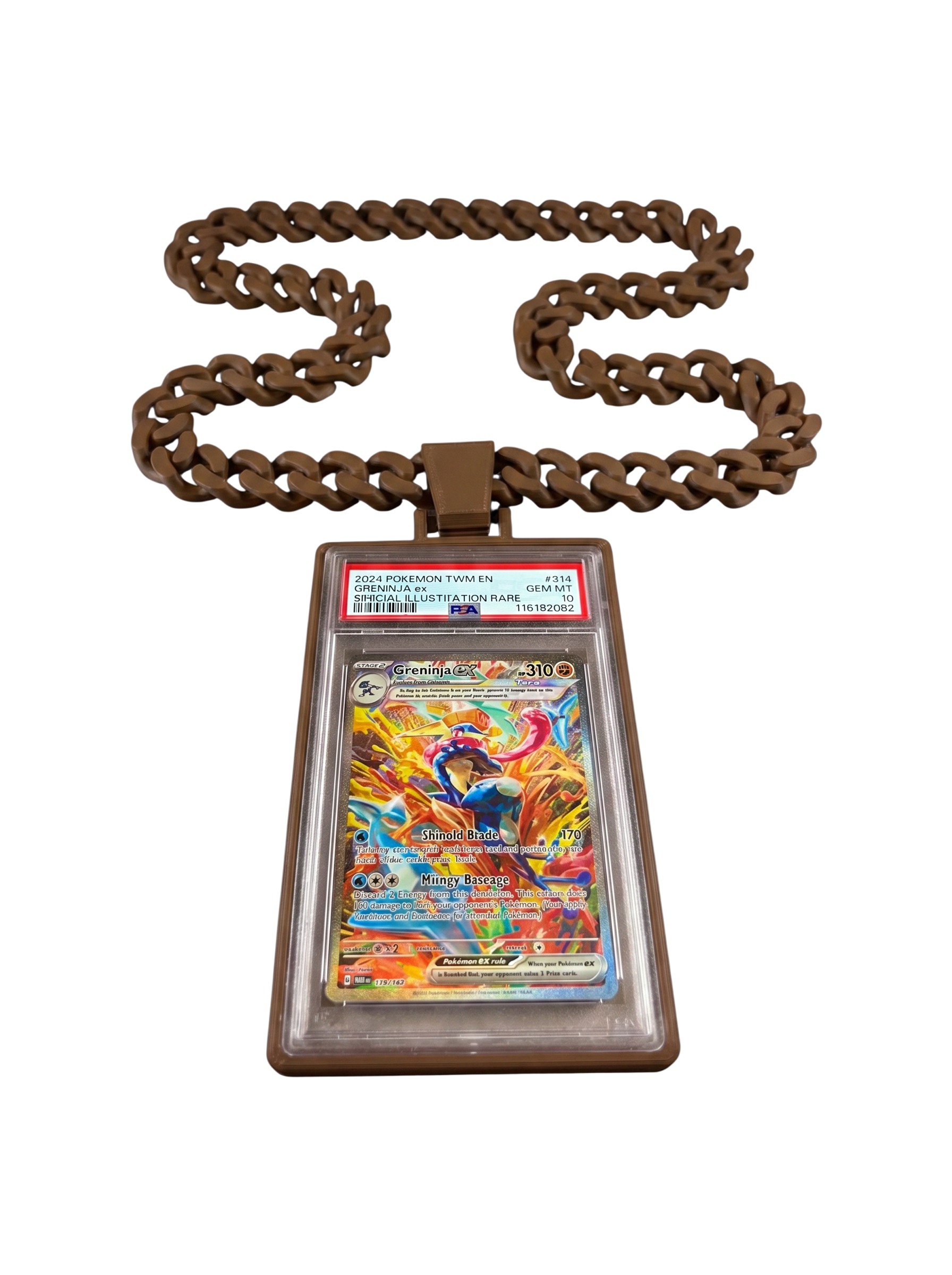 Trading Card Display Necklace For PSA Slabs