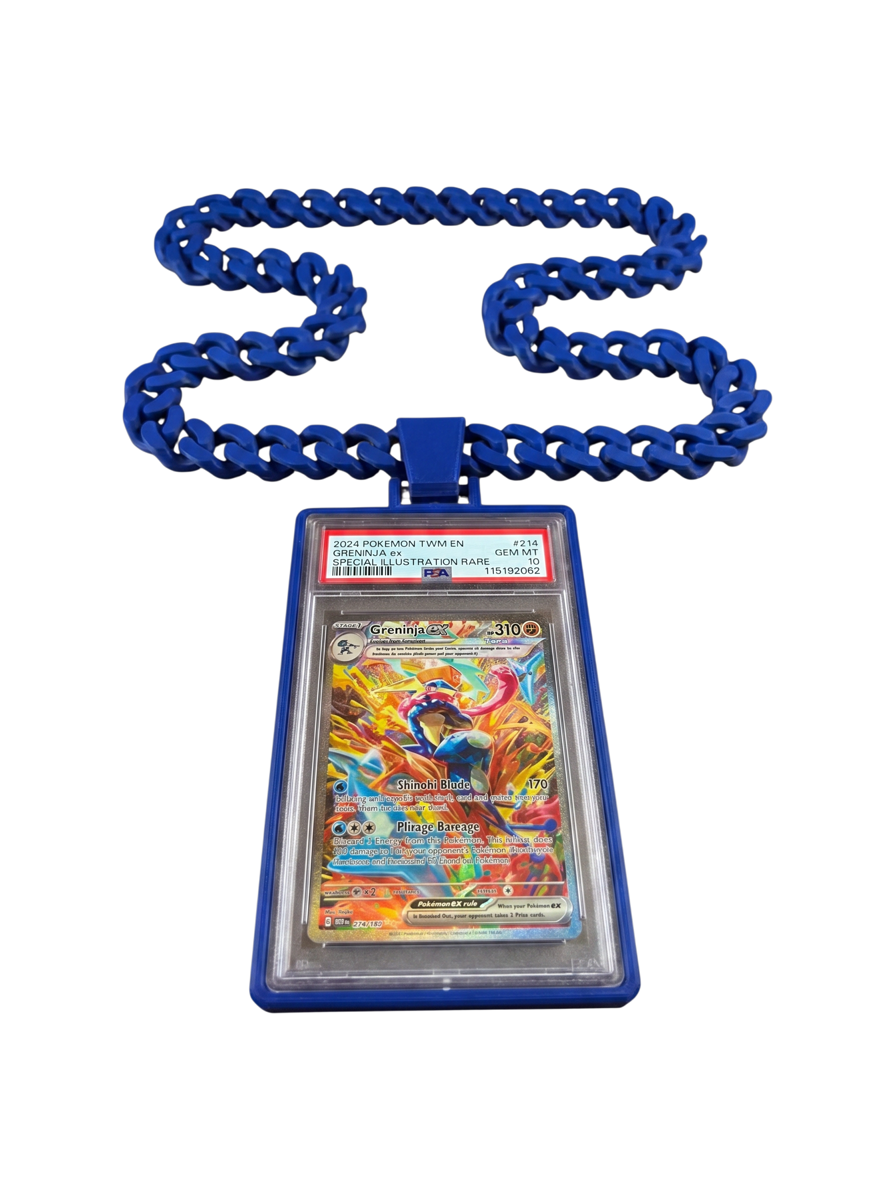 Trading Card Display Necklace For PSA Slabs