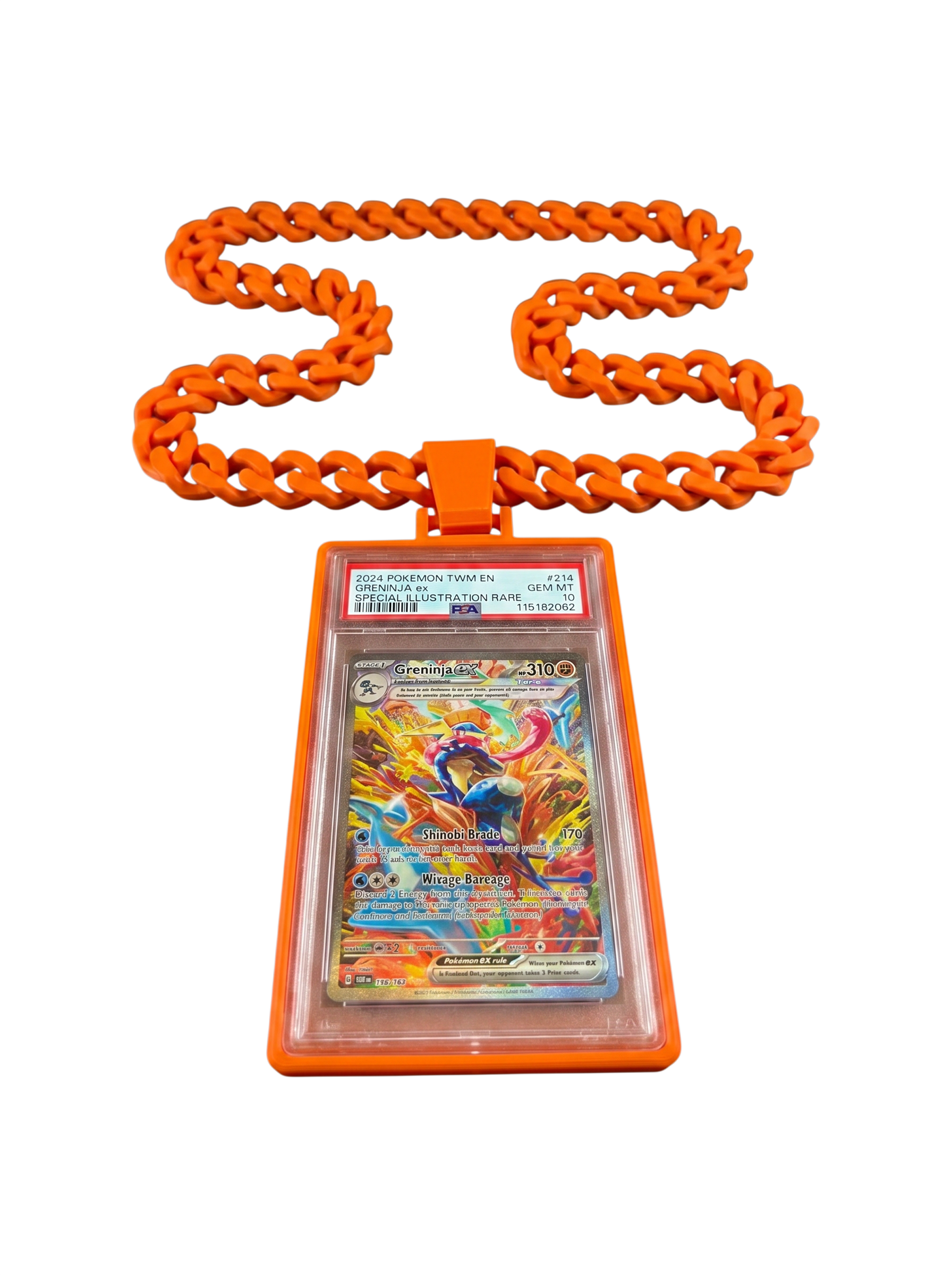 Trading Card Display Necklace For PSA Slabs