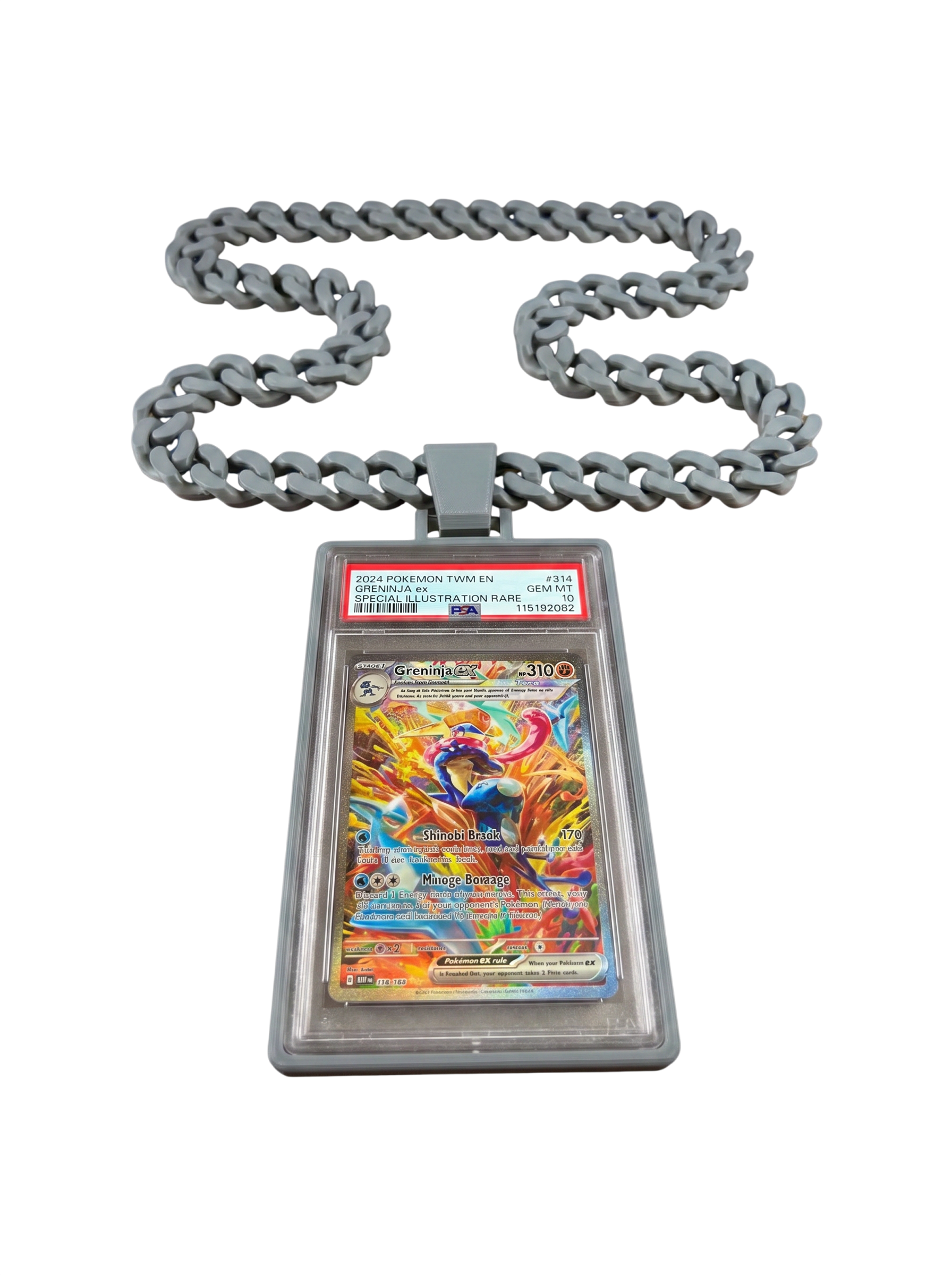 Trading Card Display Necklace For PSA Slabs