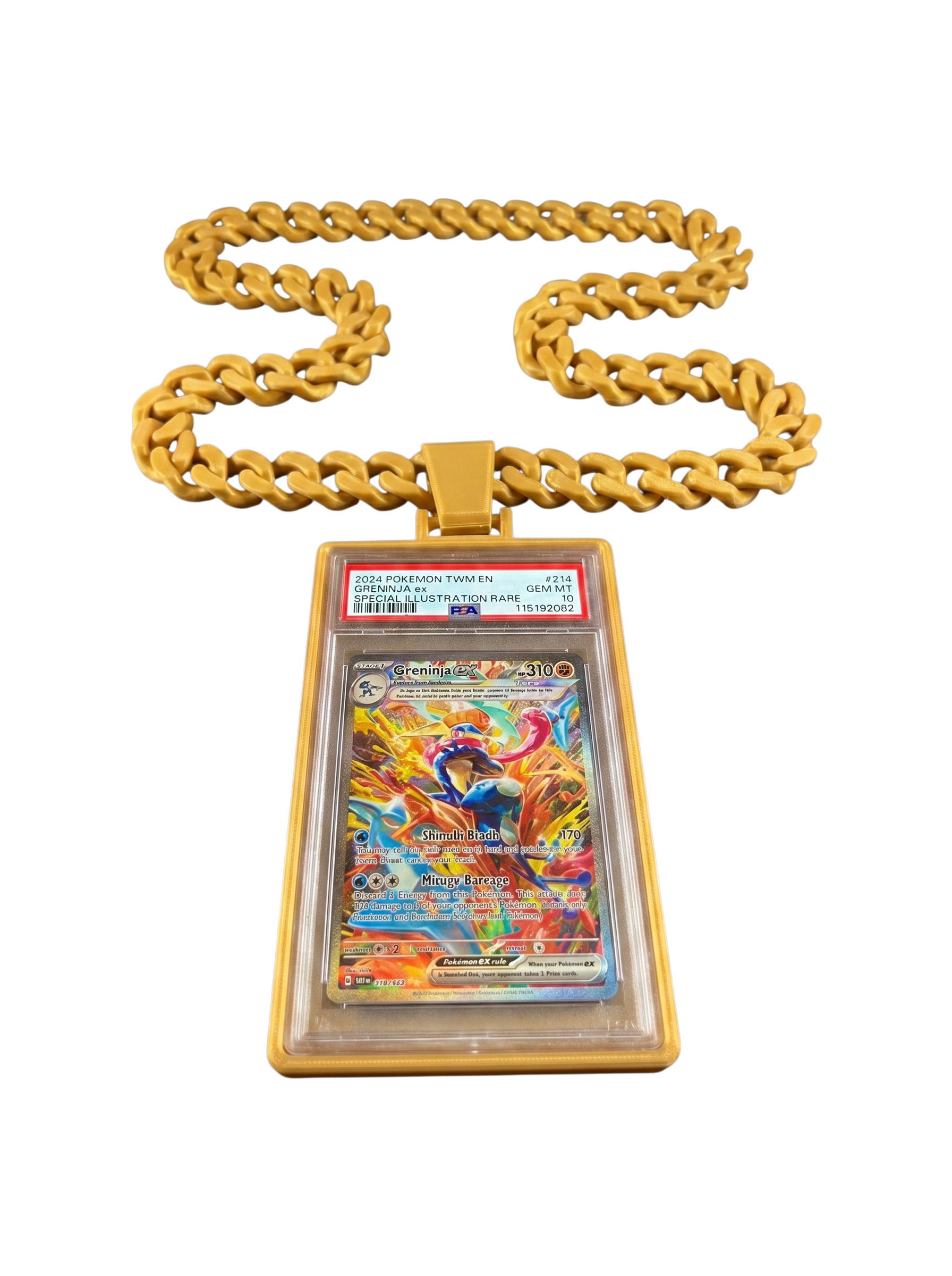Trading Card Display Necklace For PSA Slabs